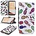Produktbild FNBK Samsung Galaxy S8 Hülle Leder Lanyard Farbige Ananas Flip Schutzhülle Silikon BackCover Flip Cover Wallet Bookstyle Handyhülle Tasche Stand Kartenfächer Ledertasche