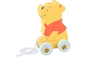 Winnie The Pooh - Juguete de Madera, Juguetes de Desarrollo temprano y Actividad, Regalo para bebé, niño pequeño, Primer cumpleaños, Regalos Oficiales de Disney Winnie The Pooh por Orange Tree Toys