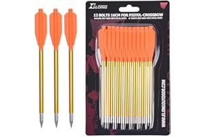 ELONG OUTDOOR Bulloni per Balestra in Alluminio Frecce Punte da Caccia in Acciaio da 6,3 Pollici Frecce da Caccia Bulloni per Balestra Mini Caccia al Bersaglio