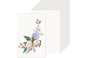TOLENRE 100 Pièces Carte Vierge A6, 250g/m² Carte Postale Vierge, Cartes Blanches Cartonnées 10 * 15cm, Blanc Papier Carte de Visite pour Imprimante, Écriture, DIY Carte de Voeux Carte de Remerciement