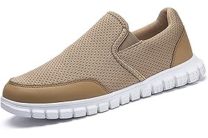 Oltyutc Mocassini da Uomo Slip on Sneaker Casual Scarpe da Running Corsa Scarpe Antinfortunistica Leggera Fitness Traspirante Camminata