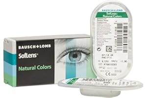 SofLens BAUSCH + LOMB Natural Colors - Lenti a contatto mensili colorate - 2 Lenti Aquamarine