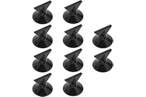 The Lord of the Tools 10 szt. czarne narzędzie do usuwania żarówki z przyssawką wymiana żarówki zmieniacz żarówki silne ssanie do halogenu LED GU10 MR16 PVC 30 mm