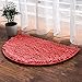 Produktbild Lx.AZ.Kx Fußmatten Chenille Wasseraufnahme Pin die Bäder sind En-Suite Badezimmer Tür Rutschfeste Fußauflage Orange, 40cm * 60 Cm