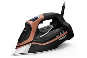 Rowenta Steamforce Pro, Ferro da Stiro a Vapore, Potenza 3200W, Capacità 350 ml, Getto di Vapore da 300g/min, Sistema Anticalcare, Spegnimento Automatico e Tecnologia Intelligente, DW9520