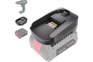 KUNLUN Adaptateur Convertisseur 18V pour Bosch PBA Système Outils Sans Fil - Compatible avec BAT609 GBA (Batterie Non Incluse)