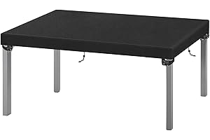 LCGOD Bache De Protection Exterieur, 600D Housse De Protection Salon De Jardin Housse Table Exterieur Housses pour Tables De Jardin Rectangulaire en Tissu Oxford 200 x 100 x 15 cm