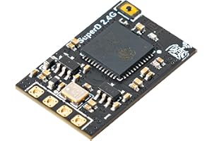 BETAFPV SuperD ELRS Diversity Receiver for FPV Drone Fixed-Wing - ELRS | with Dual RX Chains 2 Antennas TXCO Tech Support CRSF Protocol for Long Range Flying Aerial Photography FPV Freestyle Tricks