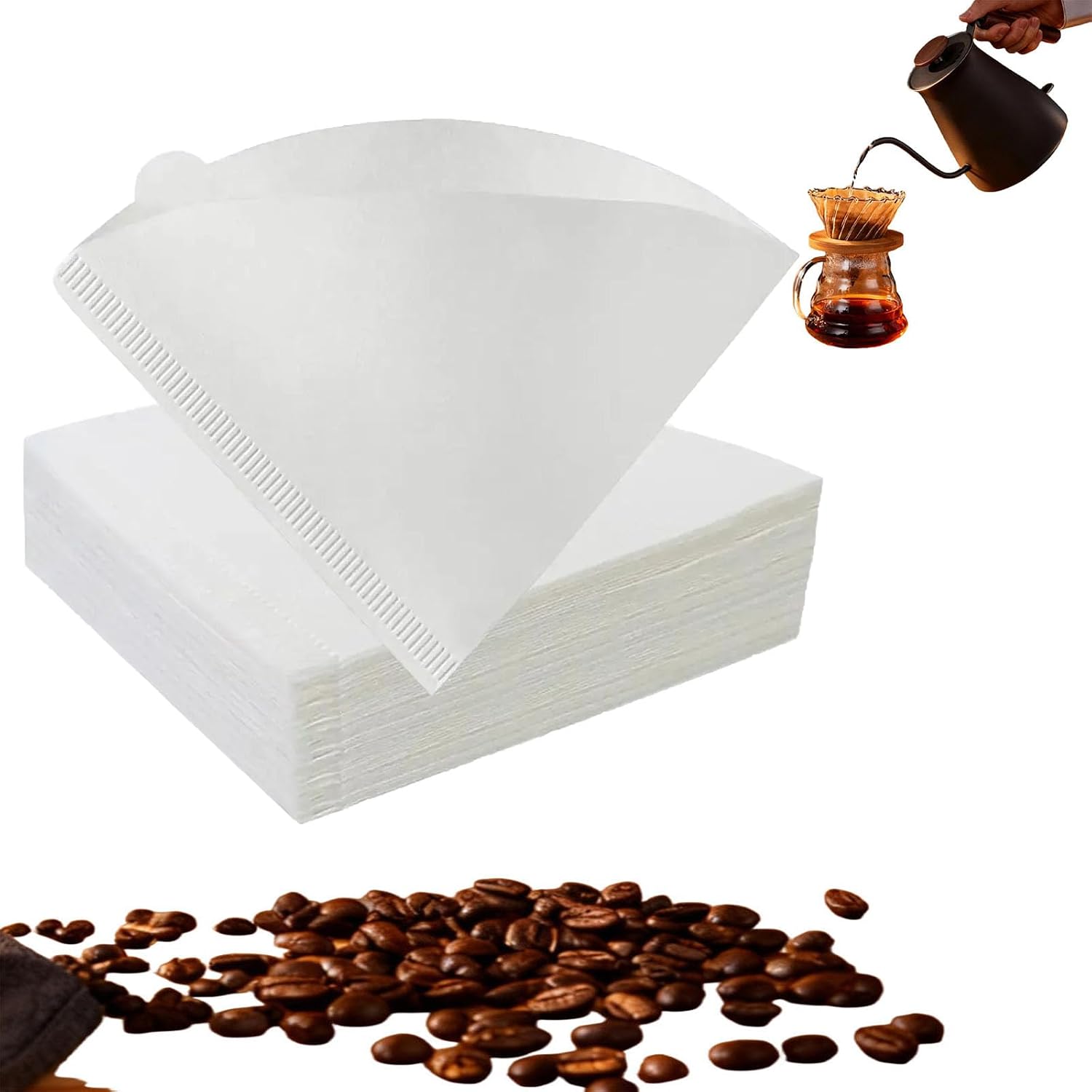 GoodTool 100 Piece Coffee Paper Filter V60 review