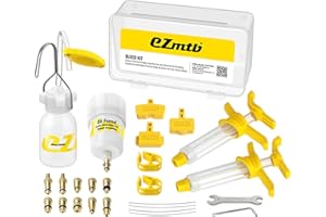 LANGRAY Kit Spurgo Freni Bicicletta, Freni a Disco Idraulico Universale Kit di Attrezzi Bici Sfiato Kit Spurgo Freni per Shimano, Magura, Tektro, Serie SRAM e Mountain Bike