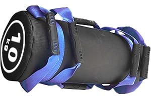 chlius Power Bag Sand Bag 10KG Sac Sable Réglable Sac Sable Fitness avec Poignées, Sac Sable Musculation pour Haltérophilie Ou L'entraînement Fonctionnel Crossfit, PaSable