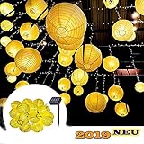 ➤ NÜTZLICH & SICHER - Diese Solarlichterkette kann mehreren Zwecken dienen, z. B. Nachtbeleuchtung, Geschenkartikeln, Wohnkultur und Werbepräsentation. Seine niedrige Arbeitsspannung ist sicher für Familien mit Kindern geeignet.