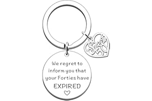 JMIMO 50th Birthday Gifts for Women Funny Sweet 50th Birthday Keyring Idea