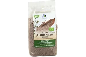 ‎AVITALE Avitale Ganze Flohsamen aus Indien, 99% Reinheit, reich an Ballaststoffen, Bio-Ware - Geprüfte Qualität aus Indien - Verpackt in Deutschland, 1er Pack (1 x 300 g)