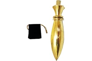 PANDIUI23 Guirlande en métal, guirlande de divination égyptienne THOT avec témoin et chaîne - laiton doré - magnétiseur, radiesthésie, clairvoyance, ésotérisme (égyptien doré)