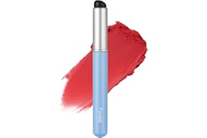 fwee Pinceau à lèvres en silicone | Pinceau de maquillage multifonction avec capuchon bleu