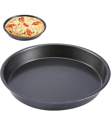4 Stück Edelstahl Pizzableche 23cm - Goldfarben Für Backofen & Servieren