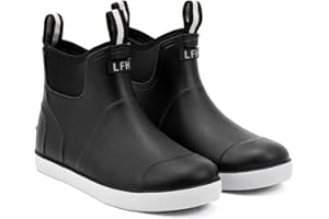 SOWDUS Gummistiefel Herren, Original Anti-Rutsch Bequem Atmungsaktiv Gummi Kurz Halbhoch Stiefeletten Chelsea-Stiefel, Boots Stiefel Gummischuhe Schuhe Wasserdicht Arbeitsstiefel Regenschuhe