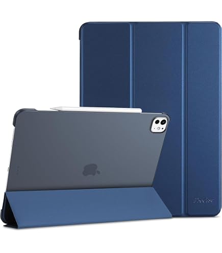 ESR Coque Pour IPad Pro 13 Pouces M4 (2024) – Fine à Trois Volets, Magnétique, Support Pencil Pro, Noir