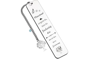 EFNHJF5 Geschenke für Frauen Freundin,Lesezeichen Metall,Inspirierende Geschenke,AbschiedsgeschenkDankes Geschenke,Lesezeichen personalisiert,Ruhestand Geschenk,Geschenke für Lehrer,Studenten und Kollegen