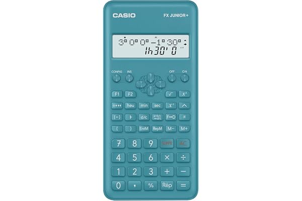 Casio Fxjunior+ Ecole Primaire CM1/CM2 Bleu