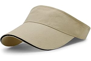 VSUSN Unisex Sun Visor Cap Ultralight Tennis Hat with Adjustable Strap