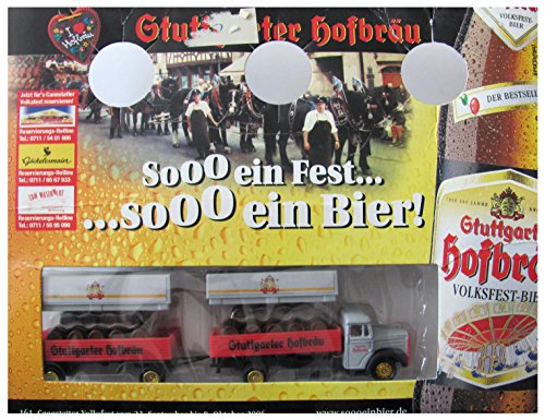 Preisvergleich Produktbild Stuttgarter Hofbräu Nr.43 - Volksfest-Bier - Man F8 LH - Hängerzug Oldie