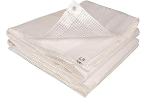 PROVENCE OUTILLAGE WerkaPro 02891 - Bâche transparente - 3 x 4 m - 160 g/m2 - En polyéthylène - Traitée contre les UV