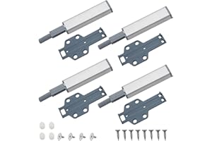 ANBOO 4 Stück Drucktüröffner Türdämpfer passend als Ersatzteil für IKEA BESTA Schrank Push to Open Türen Tip On