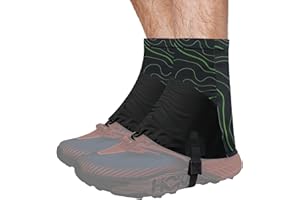Lunaanda Trailrunning-Schuhgamaschen zum Laufen - Trail Low Gaiters - wasserdichte Trail Gaiters Low Gamasche für perfekten Laufschutz