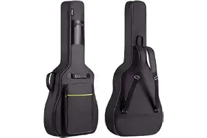 CAHAYA Funda para Guitarra acústica, Impermeable, Acolchada, para Guitarras de 39, 40, 41 Pulgadas