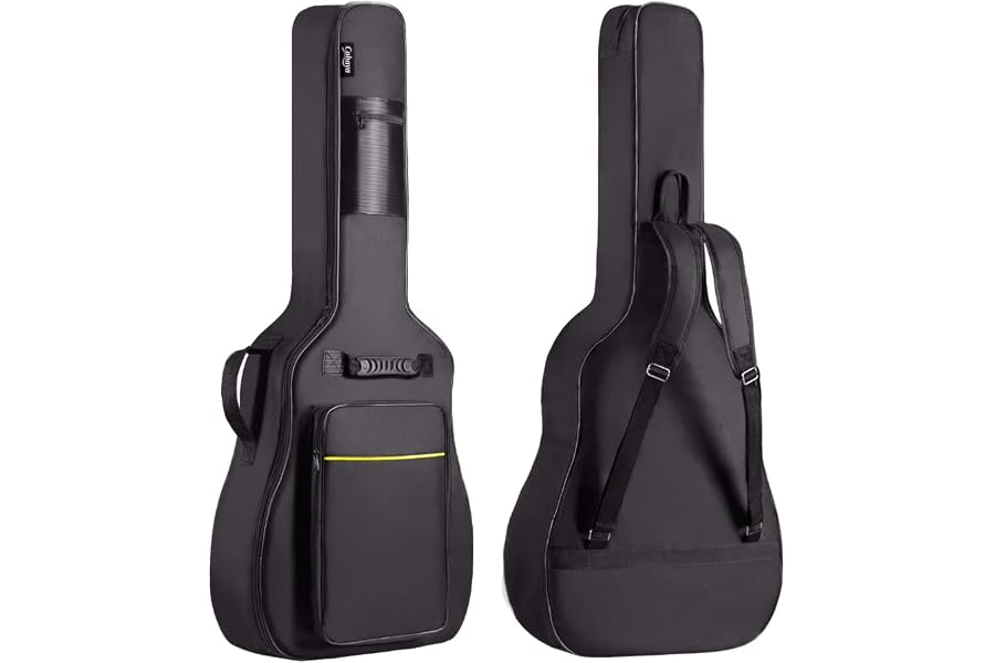 CAHAYA Funda para Guitarra acústica, Impermeable, Acolchada, para Guitarras de 39, 40, 41 Pulgadas