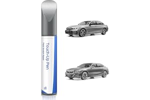Förbättrad färg för BMW 3/5-serien – exakt matchning – reparation av repor och flisor – titansilver metallic (354)