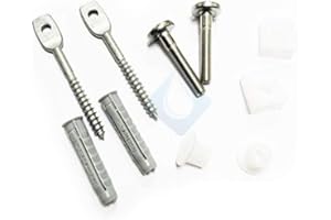 Roca AV0007600R - Kit G Fijación Bidé-Suelo Recambio - Colleción De Baño - Porcelana - Fijaciones