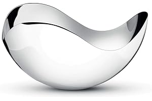 Georg Jensen Bloom Bowl in Stainless Steel - Mirror Polished Finish - Elegant Tableware by Helle Damkjær - Petit