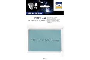 GYS - 5 Écrans int. 103,7mm x 69,5mm compatible avec ZEUS/APOLLO/ERGOTECH