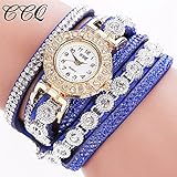 TianWlio Armbanduhren Damen Mode Luxus Lässige Analoge Quarz Frauenrhinestone Uhr Armband Uhr