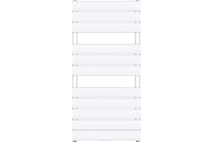 MAIMAI Mai & Mai Radiatore Piatto 100x50cm, Radiatore Scaldasalviette Termoarredo da Bagno Scalda Portasciugamani da Parete e Pavimento in Acciaio