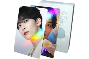 PYAJUU Seventeen Laser-Fotokarten mit Holo-Effekt, 50-teiliges Geschenk-Set für Fans, Tochter oder Geburtstagsparty-Dekoration