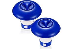 TOOINKCV 2 STK 5 Zoll Schwimmend Chlor Spender, Dosierschwimmer Chlordosierer, Chlordosierschwimmer Chlor Dosierer Schwimmer für Chlortabletten, Pool Tabletten Schwimmer Spender