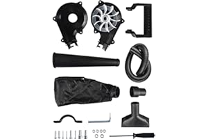 Przystawka do Szlifierki Kątowej, Dwufunkcyjna Dmuchawa i Odkurzacz, Moc Turbowentylatorowa, Szybki montaż, Ergonomiczny Uchwyt, Solidna i Odporna na Upadek Zapewniająca