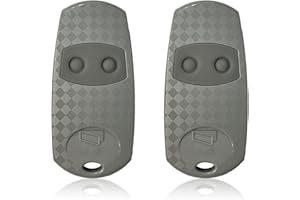 AaYka Telecommande d'origine TOP432EE.Telecommande Portail Compatible avec Top 432EV, 432EE, 432NA, 433,92 MHz Bip Portail Porte De Garage,Télécommande Universelle pour Porte de Garage (2pcs)