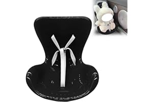 NUJOLI Car Seat for La bu bu Dolls 10-17cm, Car Decoration Chair with Air Vent Clip, Doll Accessories Sofa Seat Suitable for Fans Dolls Collectors Display