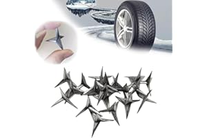 BaYuYPOO Juego de 20 pinchos para neumáticos de coche, de acero al carbono, antirrobo, para proteger territorios