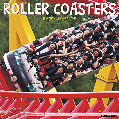 Preisvergleich Produktbild 2017 Roller Coasters Wall Calendar