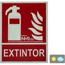 NM RD00121 Fluchtwegschild, Klasse B, 21x30 Cm – Aus PVC, 0,7 Mm, Mit CTE & RIPCI – Für Gebäude, Büros, Einkaufszentren