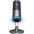 UGREEN USB Microphone For PC 24bit/96kHz RGB Gaming Microphone ENC