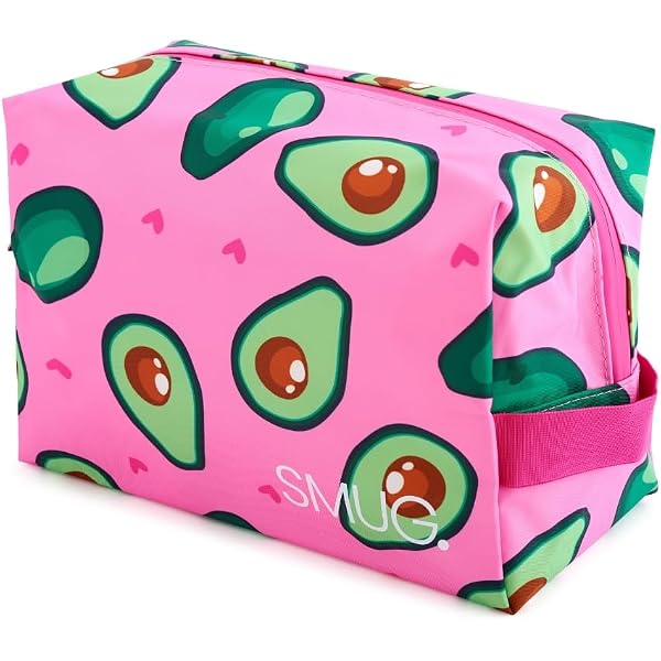 Kosmetiktasche Avocado Design – 16,6x6,5x10,3 Cm – Wasserdicht, Mit Innenfächern – Für Reise & Alltag