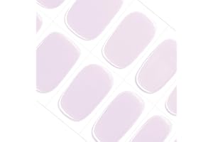 ‎DANNI & TONI DANNI & TONI Halb ausgehärtete Gel Nagelfolien (Violet) Lila Einfarbig Gel Nagel Aufkleber, Halbgehärtete Valentinstag Nagelfolie Nagelsticker Nageldesign Wraps 28 Aufkleber