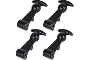 EXLECO 4X Cierres Capó Remolque Capó de Goma Elástico Cierre Amortiguador Elástico pestillo de Palanca Flexible Capucha de Goma elástica Cubierta del Motor Accesorios para Cajas Remolque Auto